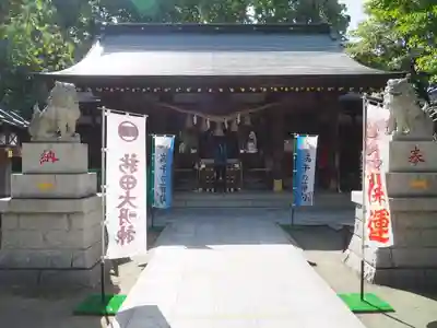 新田神社の本殿・本堂