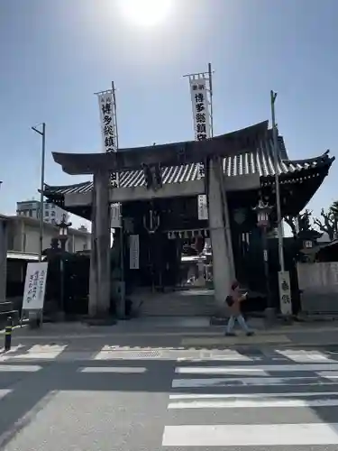 櫛田神社の鳥居