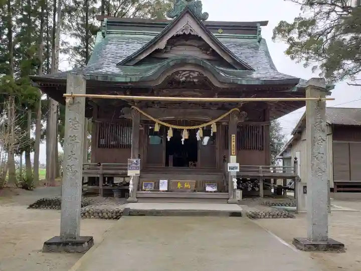 溝口竃門神社の本殿・本堂