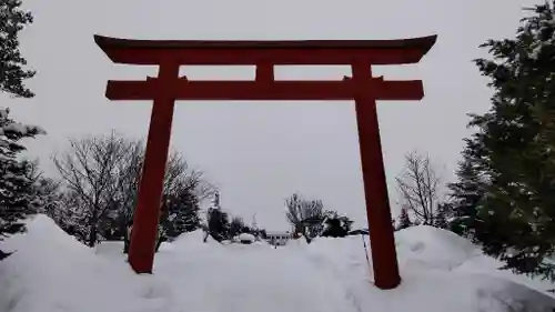 美瑛神社の鳥居