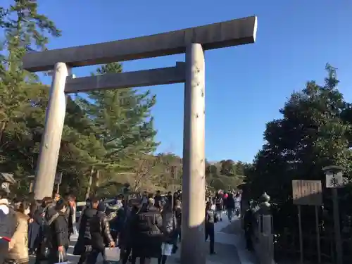 伊勢神宮内宮（皇大神宮）の鳥居