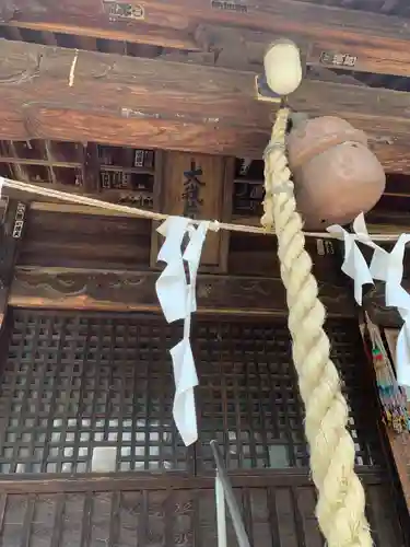 大我井神社の本殿・本堂