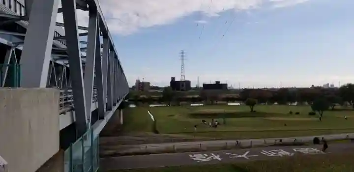 鵜森稲荷神社の周辺
