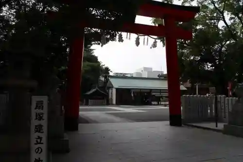 開口神社の鳥居