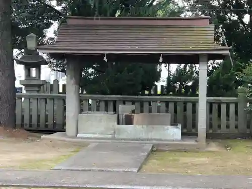 九所御霊天神社の手水舎