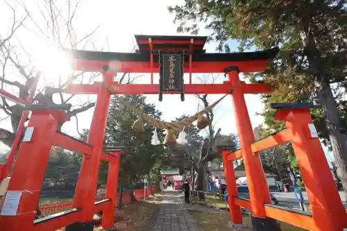 生島足島神社の鳥居