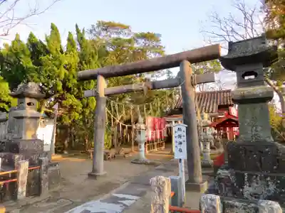 大船津稲荷神社の鳥居