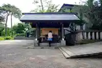 埼玉縣護國神社の手水舎