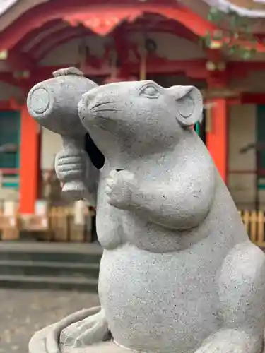 戸部杉山神社の狛犬