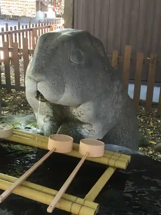 調神社の手水舎