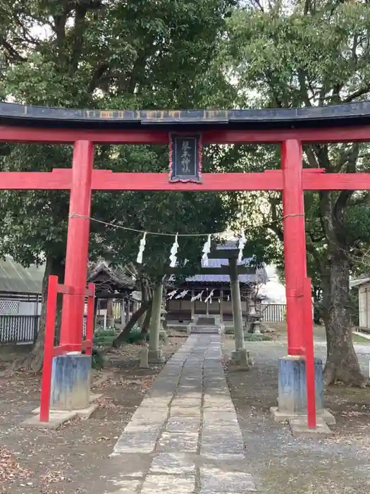 諏訪神社の鳥居