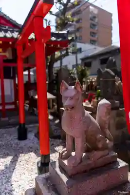 赤手拭稲荷神社の狛犬