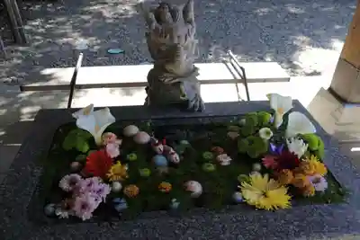 滑川神社 - 仕事と子どもの守り神の手水舎