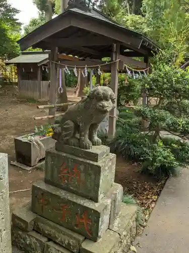 馬場氷川神社の狛犬