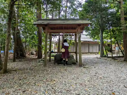 下外城田神社の手水舎