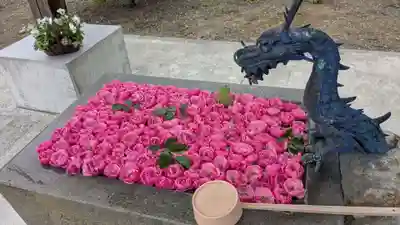 鹿追神社の手水舎