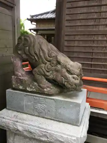 水海道諏訪神社の狛犬