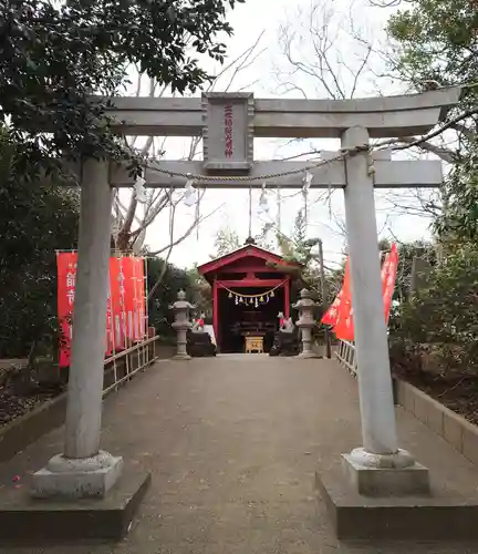 鎌数伊勢大神宮の鳥居