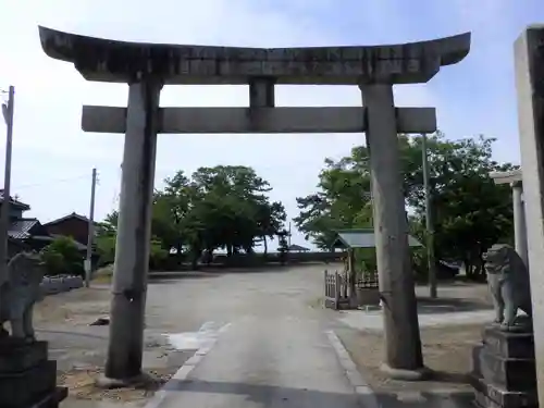 櫟原神社の鳥居