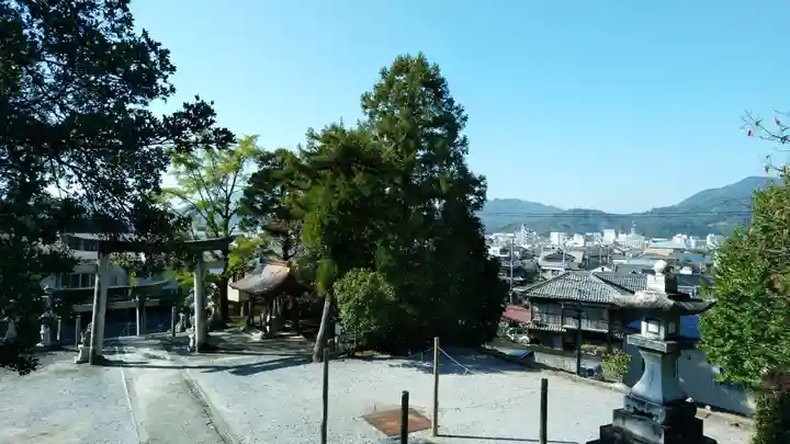 宇和津彦神社の景色