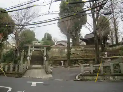 西向天神社の鳥居