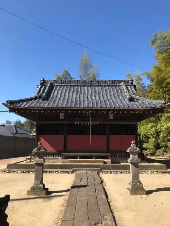 青毛五柱神社の本殿・本堂