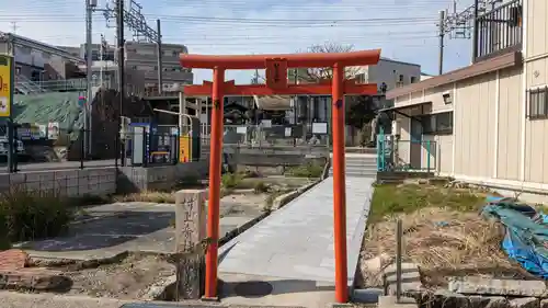 村上帝社の鳥居