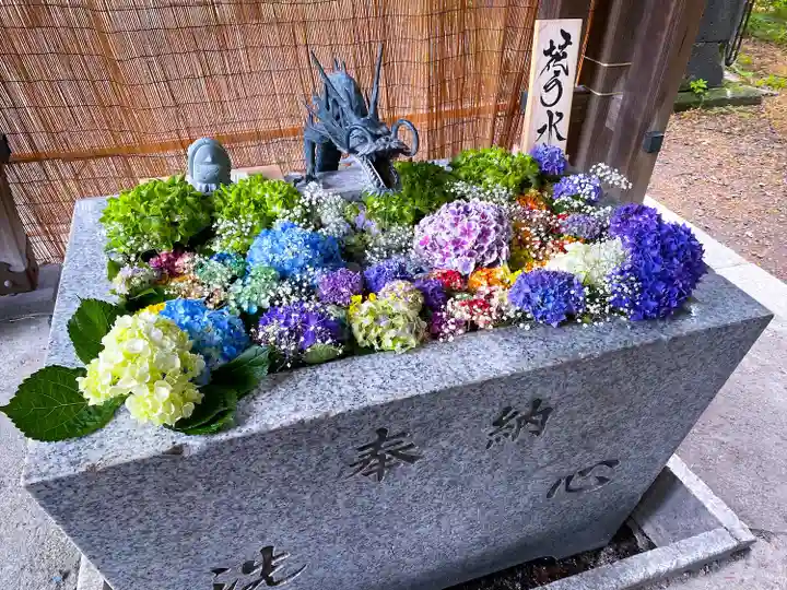 札幌諏訪神社の手水舎