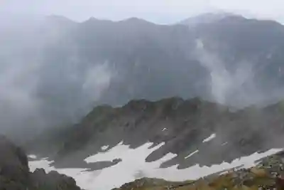雄山神社峰本社の周辺