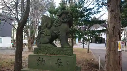 北広島市総鎮守　廣島神社の狛犬