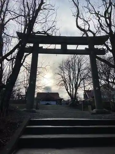 釧路一之宮 厳島神社の鳥居