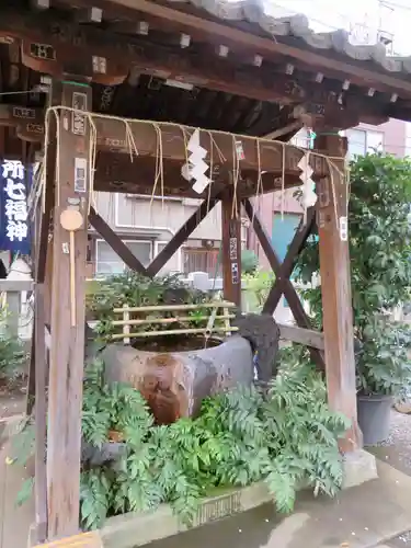 矢先稲荷神社の手水舎