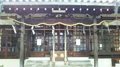 跡部神社の本殿・本堂