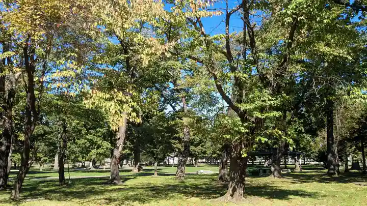 芽室神社の自然