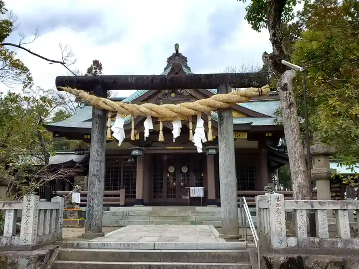 阿比太神社の鳥居