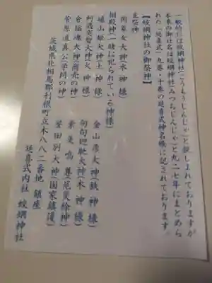 蛟蝄神社奥の宮の授与品その他