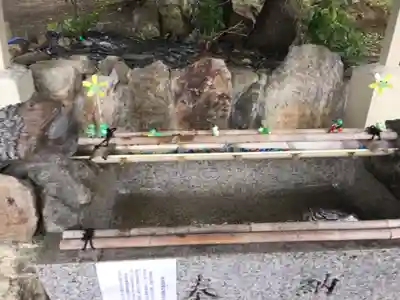 星置神社の手水舎