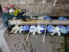 佐野赤城神社の手水