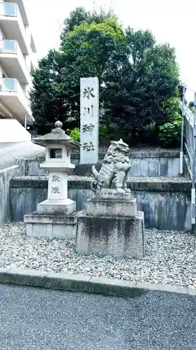 白金氷川神社の狛犬