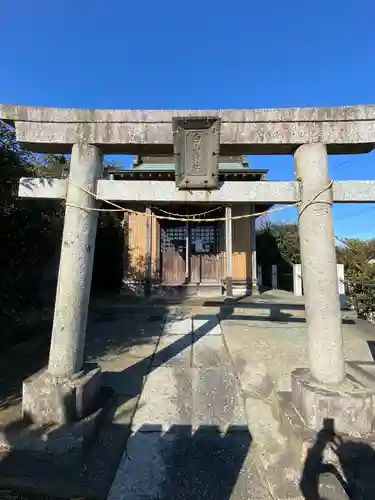 白山神社の鳥居