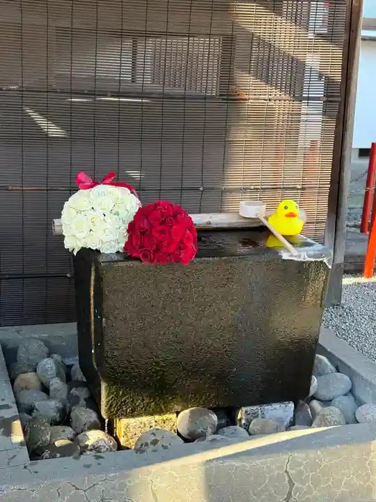 上尾御嶽神社の手水舎