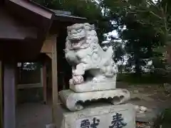 牟山中臣神社の狛犬