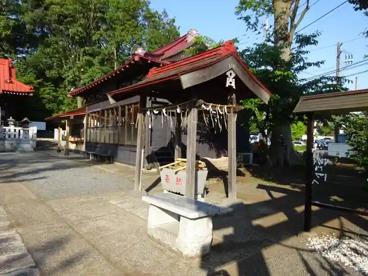 旭鎮守八幡神社の手水舎