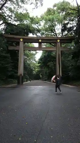 明治神宮の鳥居