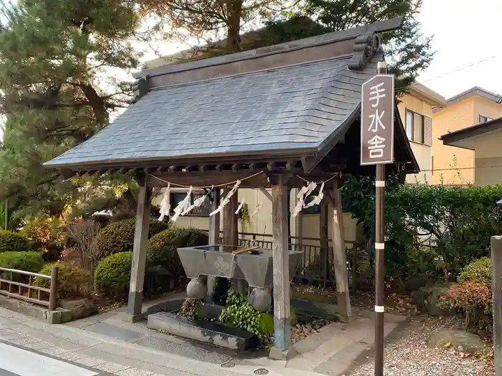 諏訪大社下社春宮の手水舎