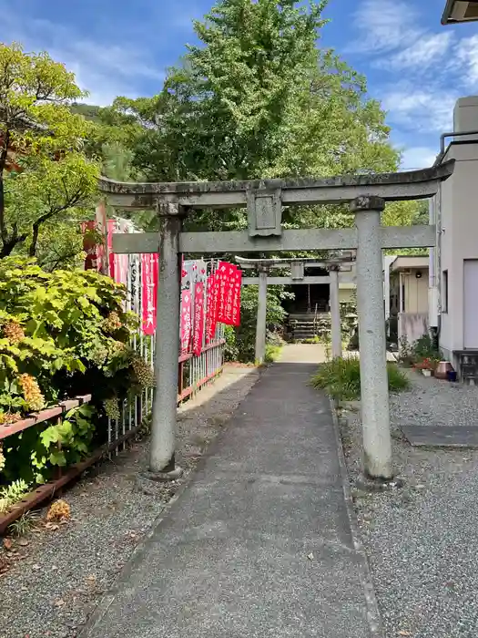 甲斐善光寺の鳥居