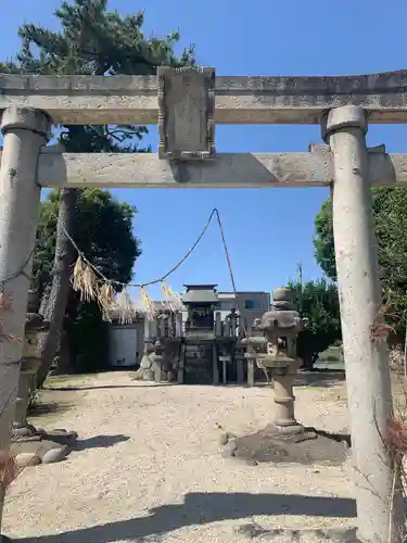 若宮八幡社の鳥居