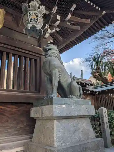 櫛田神社の狛犬