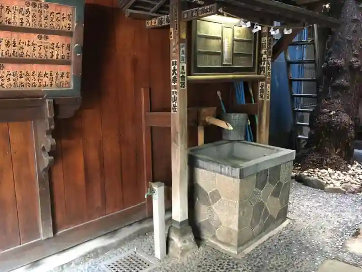 箭弓稲荷神社の手水舎