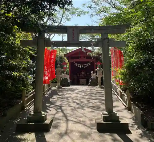 鎌数伊勢大神宮の鳥居